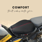 Motorcycle Honeycomb Gel Seat Cushion for Lumbar Support - Universal Fit