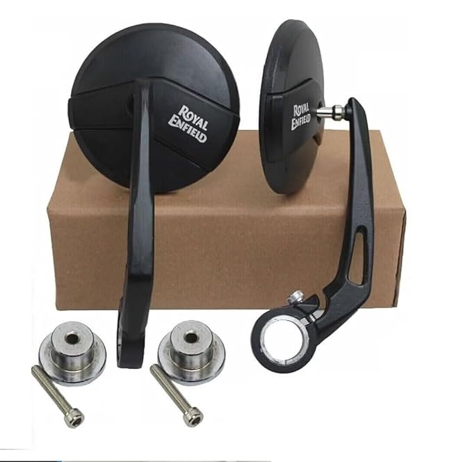 Royal Enfield Bar End Mirror Pair LHS & RHS