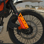 FORK PROTECTORS METAL - ORANGE FOR 2025 FOR KTM 390 Adventure/Adventure X