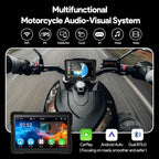 Motorbike GPS navigation CarPlay Portable Wireless Carplay & Android Auto Screen for Motorcycle TPMS 5 Inch Motorcycle GPS Navigation Touch Screen