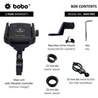 BOBO BM4 PRO Jaw-Grip Bike Phone Holder with Vibration Controller Motorcycle Mobile Mount - Image 4