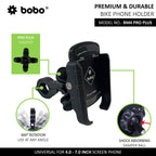 BOBO BM4 PRO PLUS Jaw-Grip Bike Phone Holder with PRO PLUS Vibration Damper Motorcycle Mobile Mount - Image 2