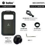 BOBO BM10H PRO Fully Waterproof Bike / Cycle Phone Holder with Vibration Controller Motorcycle Mobile Mount - Image 5