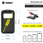BOBO BM10H PRO PLUS Fully Waterproof Bike / Cycle Phone Holder with PRO PLUS Vibration Damper Motorcycle Mobile Mount - Image 3