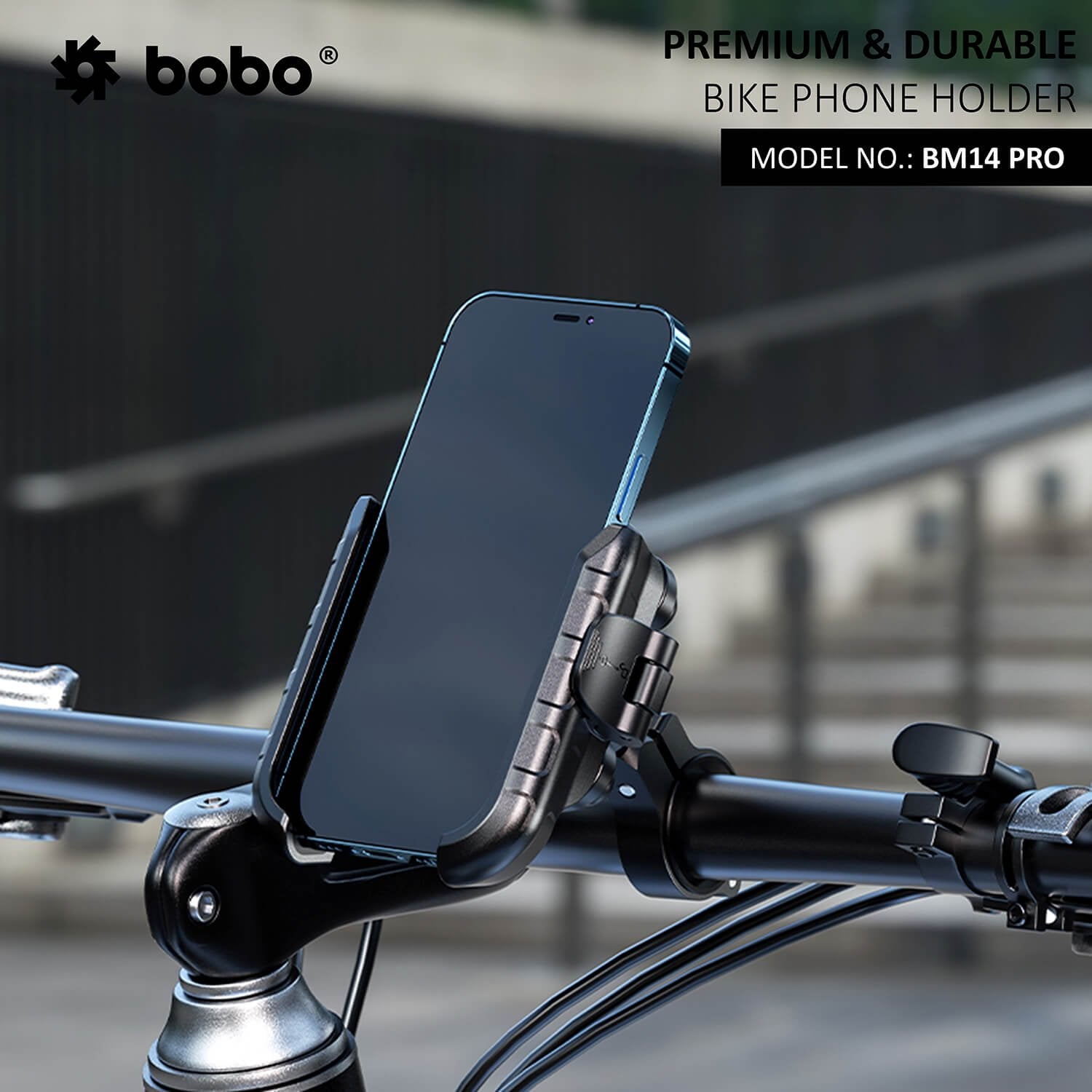 BOBO BM14 PRO X Quick Release with PRO X Vibration Controller Enhanced BM4 PRO Bike / Cycle Phone Holder Motorcycle Mobile Mount - Image 4
