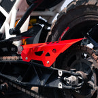 CHAIN GUARD (RED) FOR TVS APACHE RTX 300