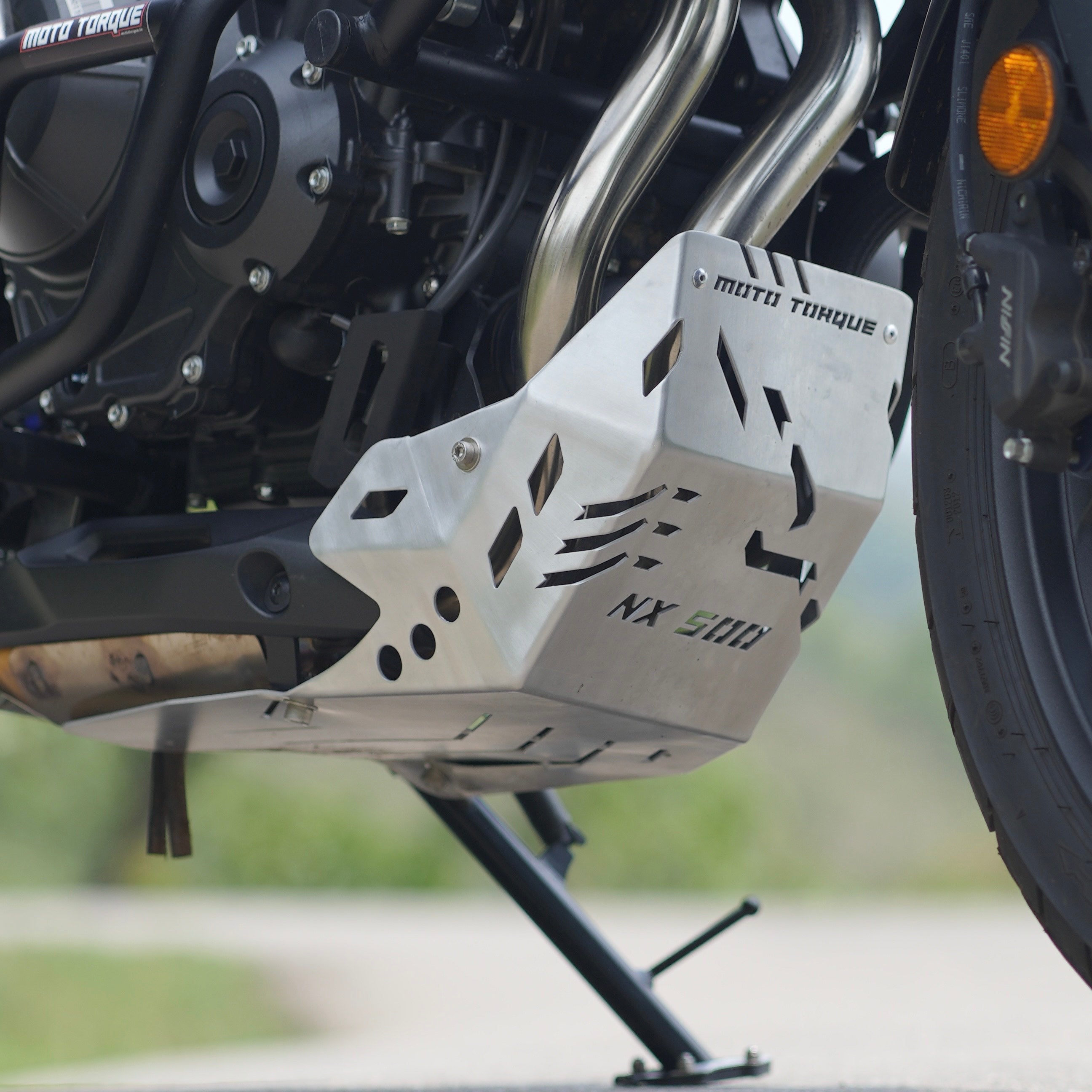 MOTO TORQUE ALUMINIUM ENGINE GUARD FOR HONDA NX-500