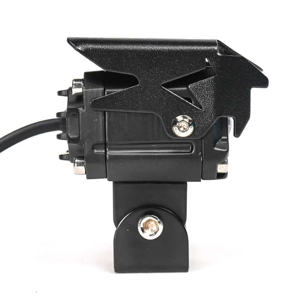 HJG 2 LED 60W Motorcycle Yellow/White Spot Light with Wiring harness