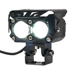 HJG 2 LED 60W Motorcycle Yellow/White Spot Light with Wiring harness