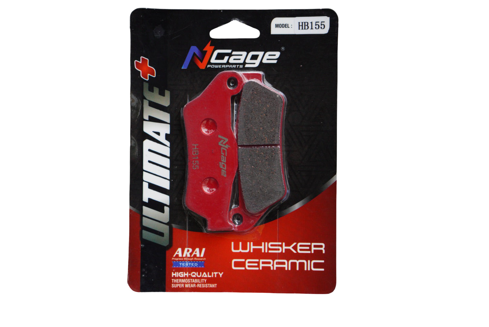 Ngage Whisker Ceramic Brake Pad (Front) For RE Classic/Thunderbird 350 – HB 155