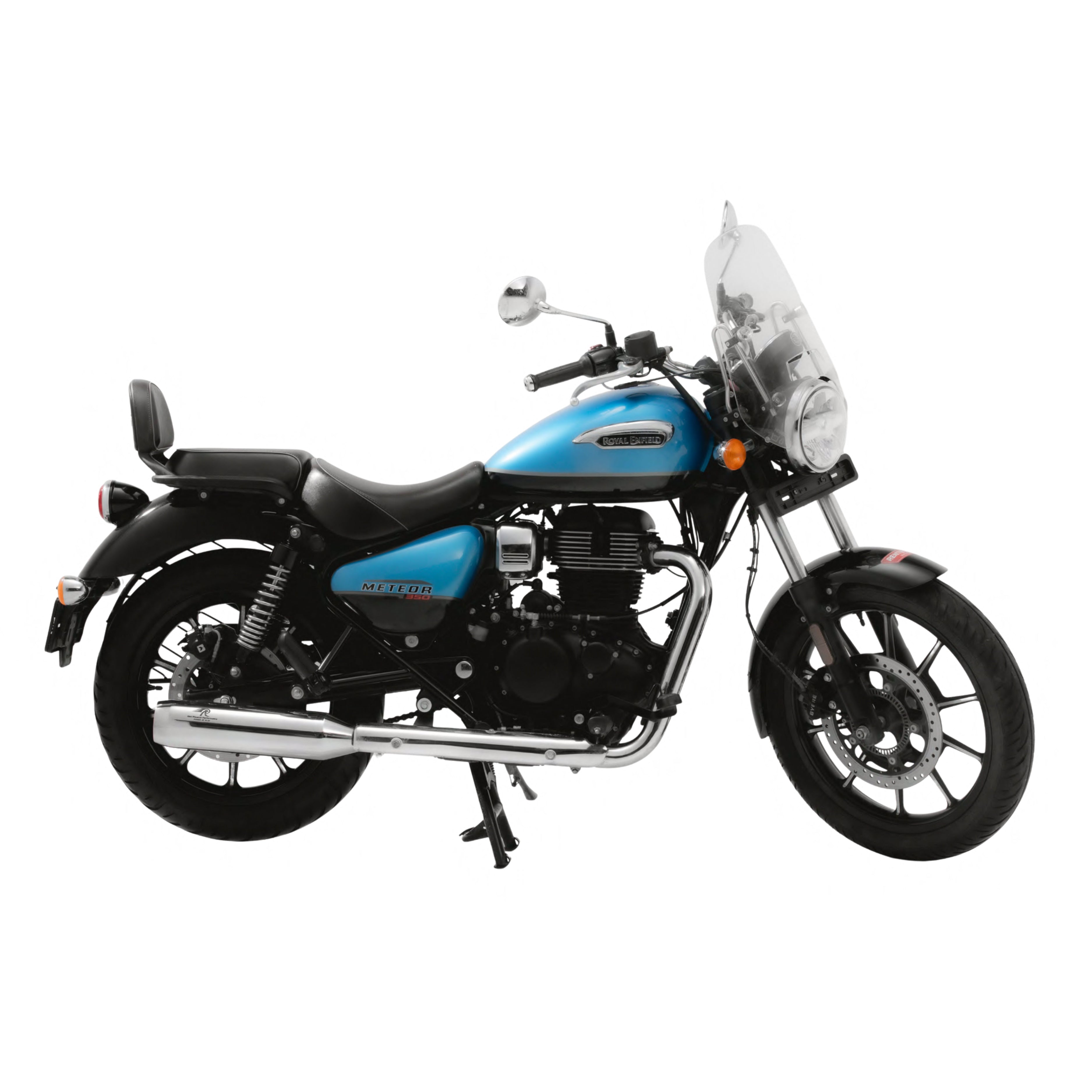 Red Rooster Polestar Pro Chrome Polish Exhaust: Royal Enfield Meteor, Classic 350