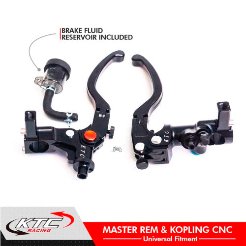 KTC HYDRALIC LEVERS AND CNC CLUTCH LEVER FOR MOTORCYCLE (UNIVERSAL)