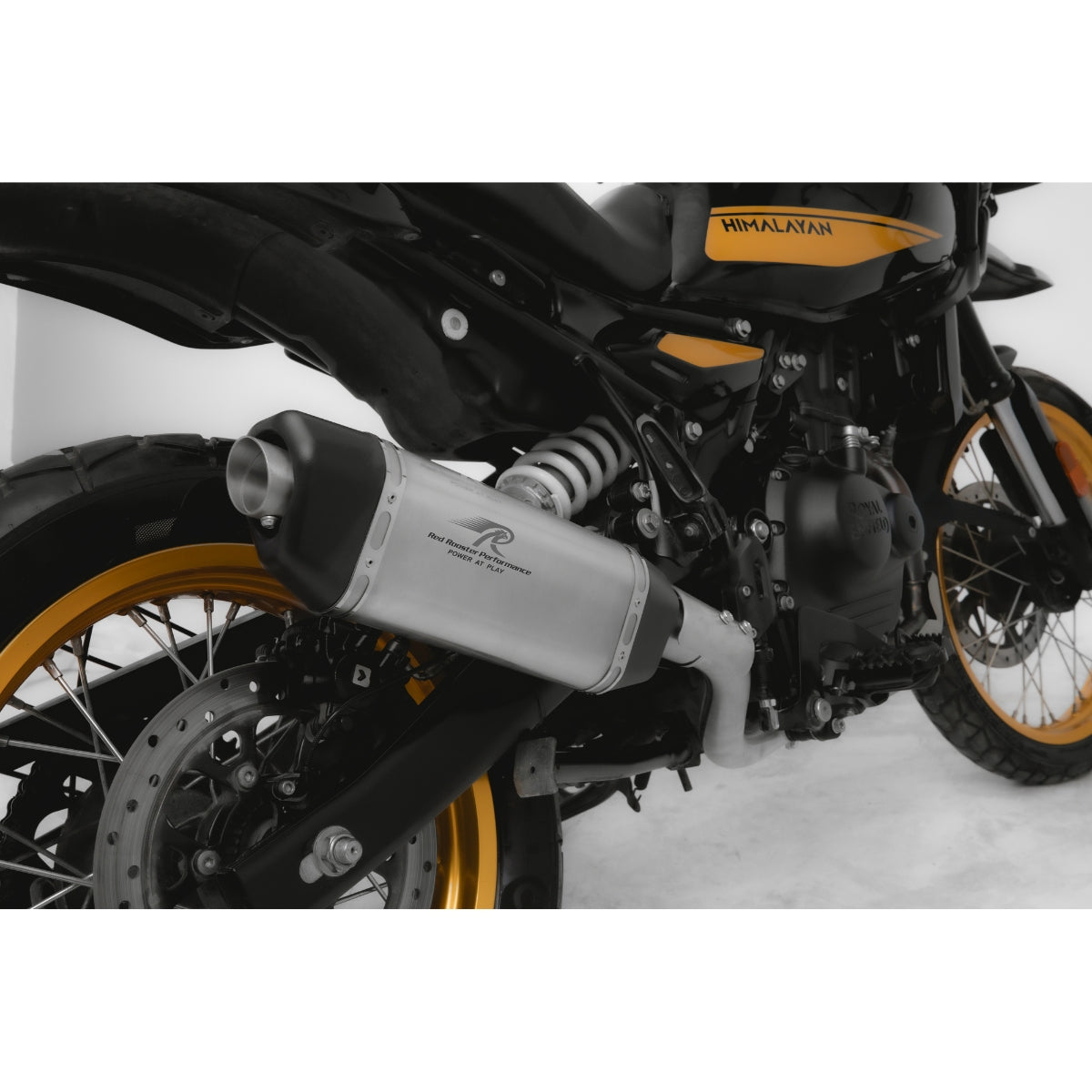 Red rooster performance Vertex Pro exhaust for Himalayan 450 - Matte