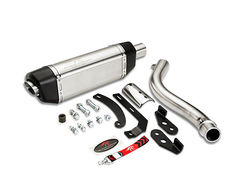 Red rooster performance Vertex Pro exhaust for Himalayan 450 - Matte