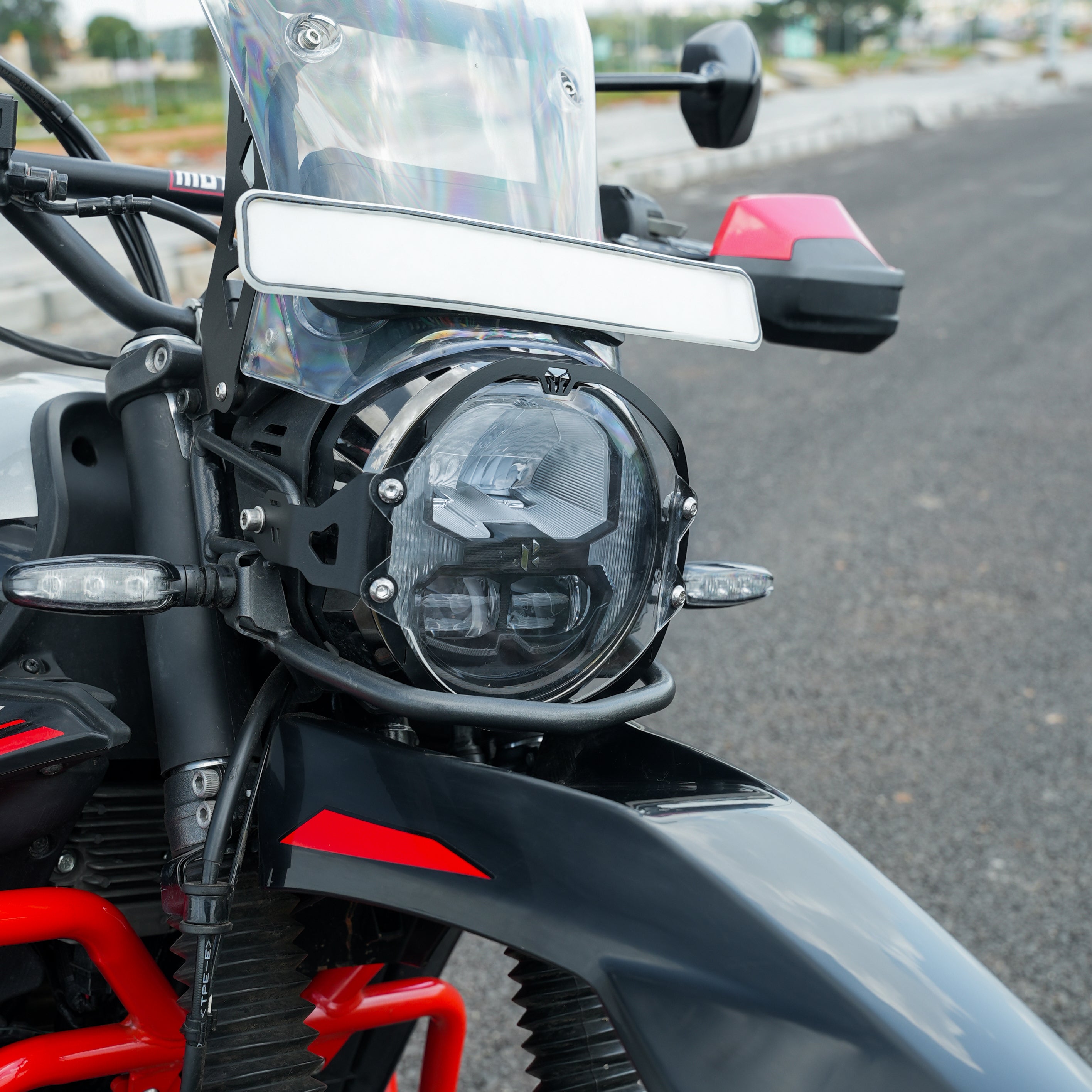 MOTO TORQUE ACRYCLIC HEAD LIGHT GUARD FOR XPULSE 210