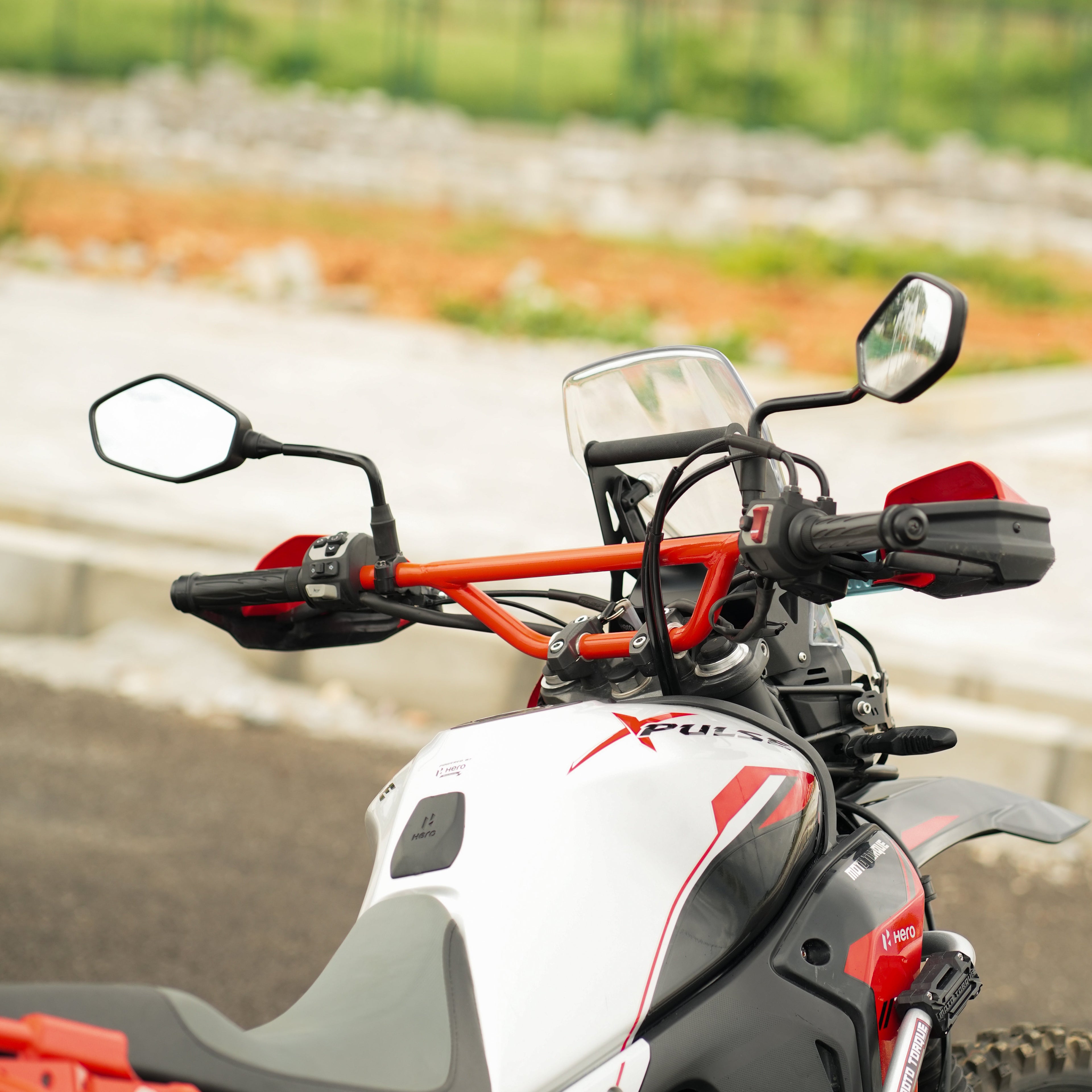 MOTO TORQUE HANDLE BAR RED FOR XPULSE 210