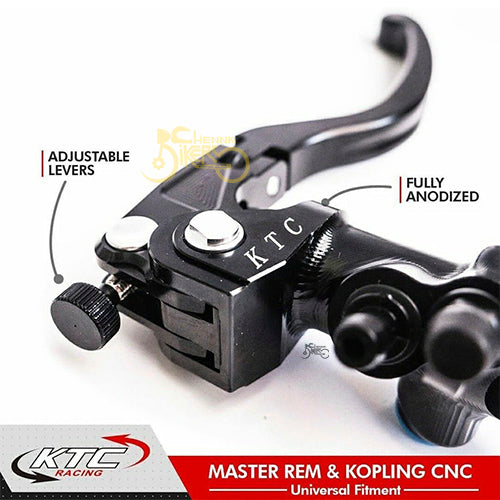 KTC HYDRALIC LEVERS AND CNC CLUTCH LEVER FOR MOTORCYCLE (UNIVERSAL)