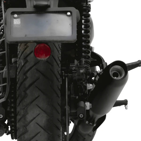 Red Rooster Rumbler Max Black Matte Performance Exhaust for Royal Enfield HUNTER 350/ METEOR 350/ REBORN 350