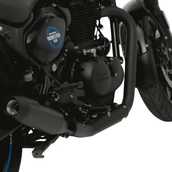 Red Rooster Rumbler Max Black Matte Performance Exhaust for Royal Enfield HUNTER 350/ METEOR 350/ REBORN 350