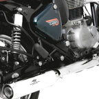 Red Rooster Polestar Pro Chrome Polish Exhaust Royal Enfield METEOR 350/ REBORN 350