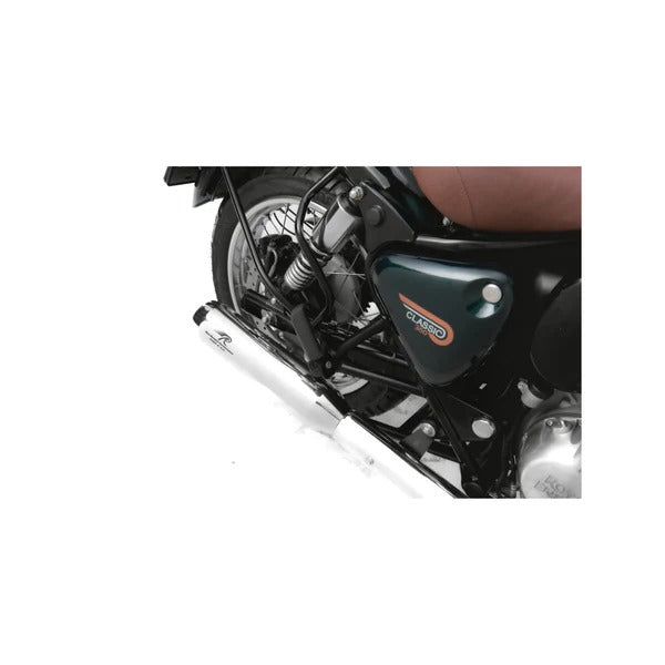 Red Rooster Polestar Pro Chrome Polish Exhaust Royal Enfield METEOR 350/ REBORN 350