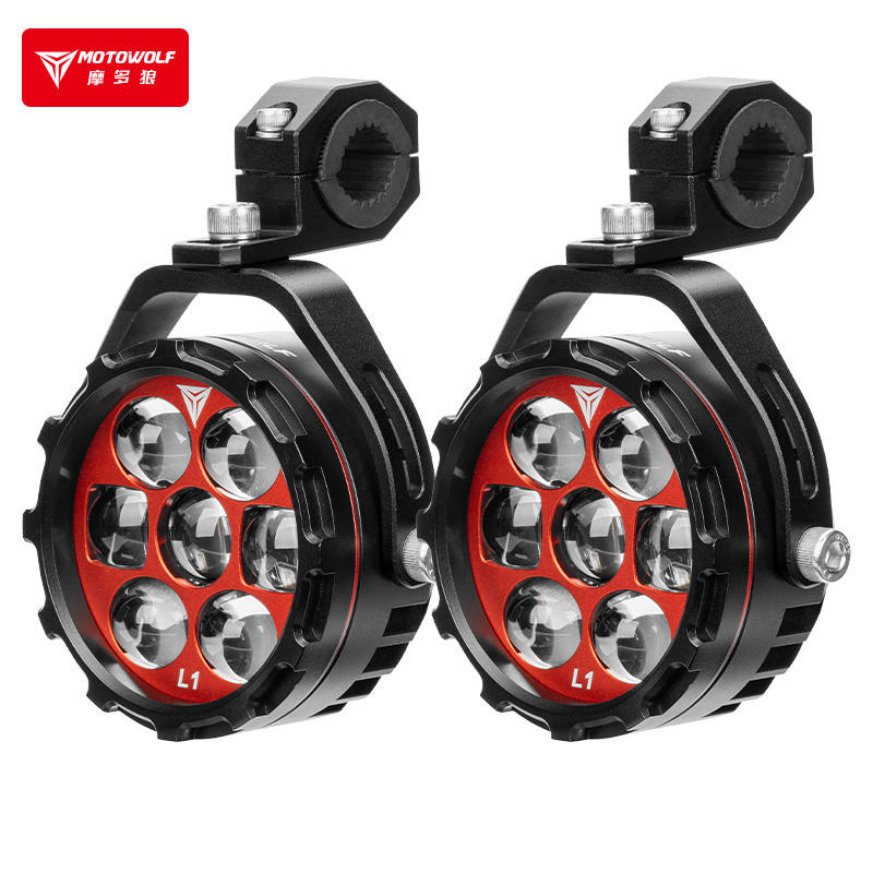 Motowolf Tank Gun Fog Lights